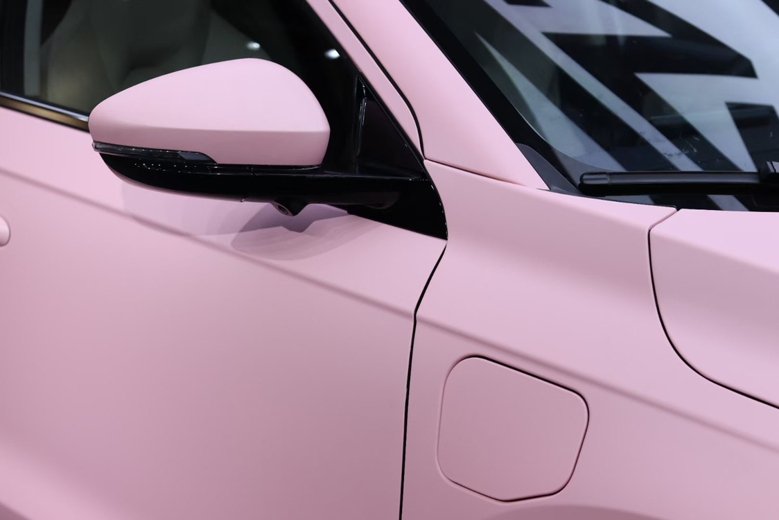 贴了个粉色真舒服