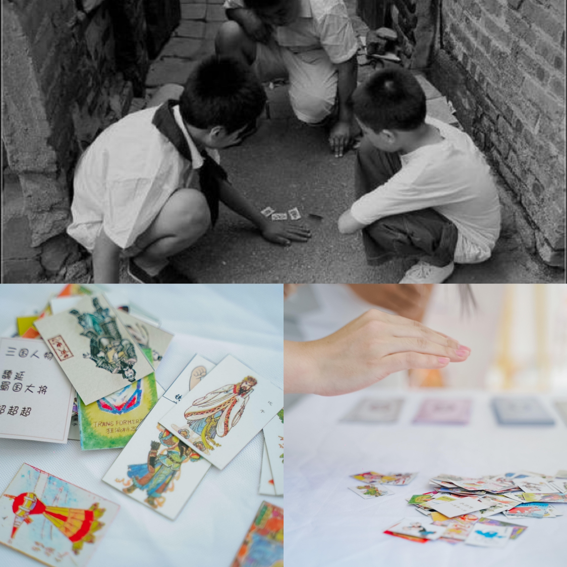 整个空间是80年代和新时代的完美结合,一边是80后儿时常玩的翻纸牌