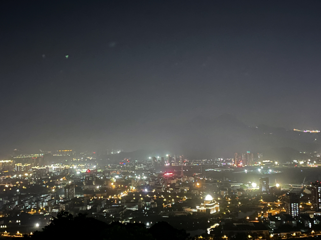 大半夜上大罗山看温州