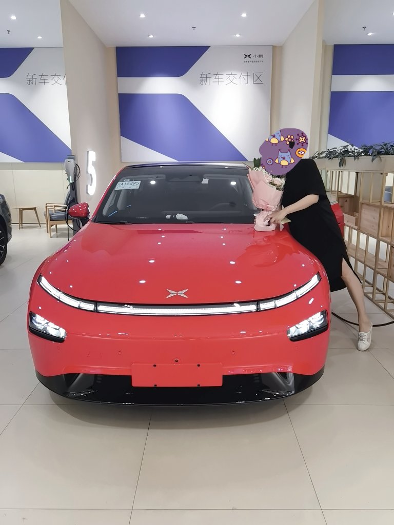 星辰红长续航智尊p7提车