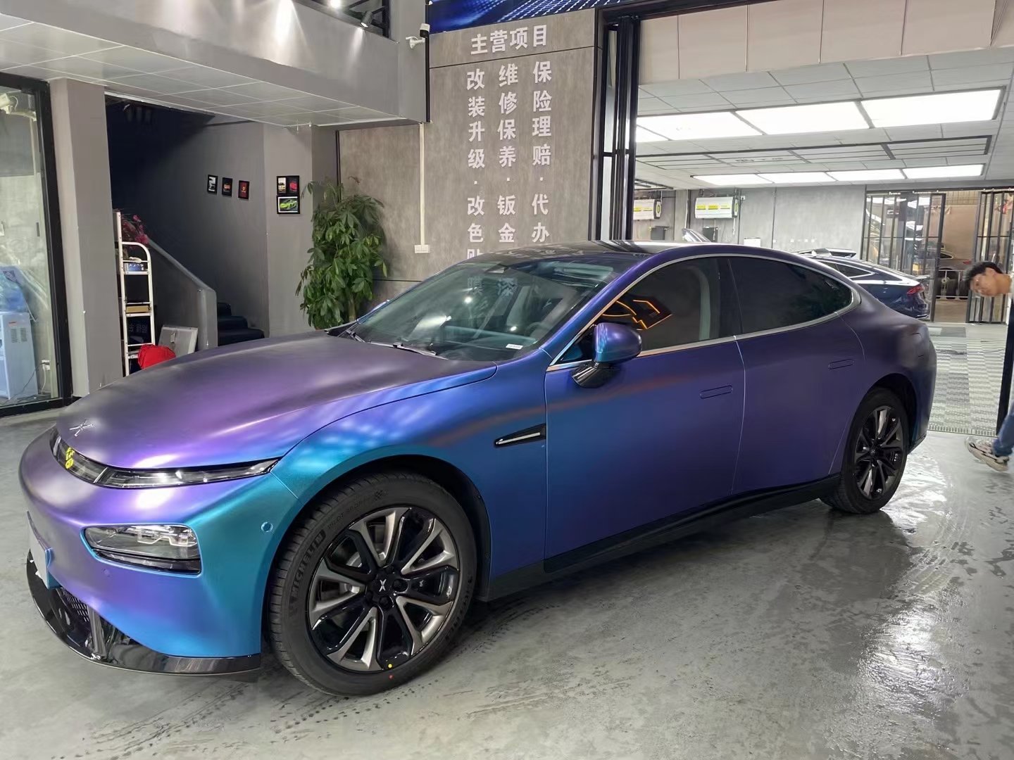 p7改装# #改色 - 小鹏汽车鹏友圈