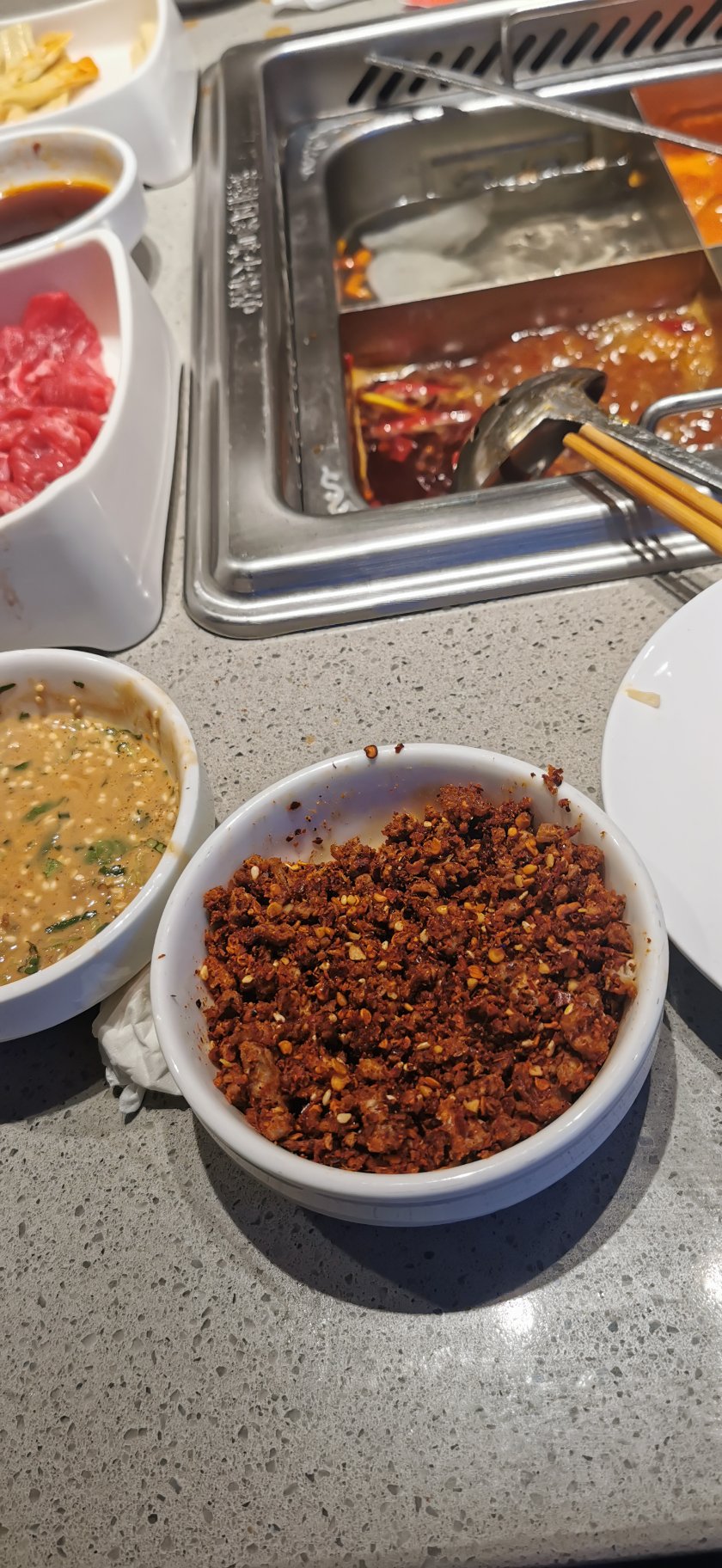 海底捞的调料牛肉粒