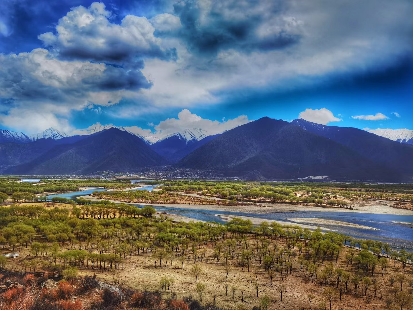 青藏高原的江南美景