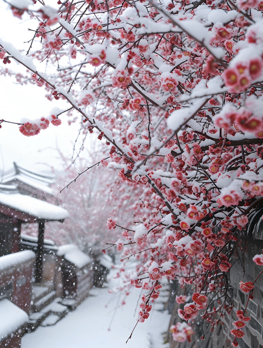 冬天梅花高清图片大全图片